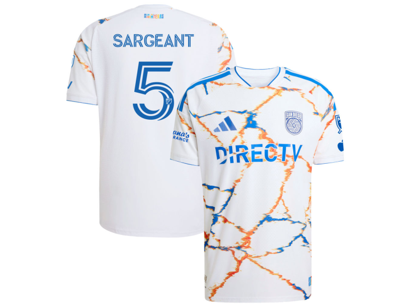 Kieran Sargeant San Diego FC 2026 Unprecedented Unity Edition Player Version Jersey - White With Patch