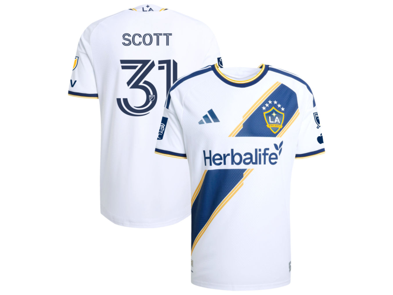 Brady Scott LA Galaxy 2026 The VeloCITY Edition Player Version Jersey - White With Patch