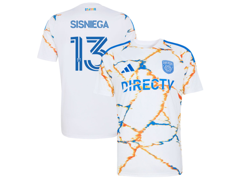 Pablo Sisniega San Diego FC 2026 Unprecedented Unity Edition Fan Version Jersey - White