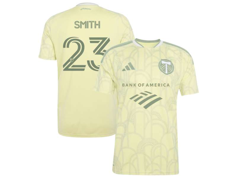 Ian Smith Portland Timbers 2026 Civic Stadium Edition Fan Version Jersey - Yellow