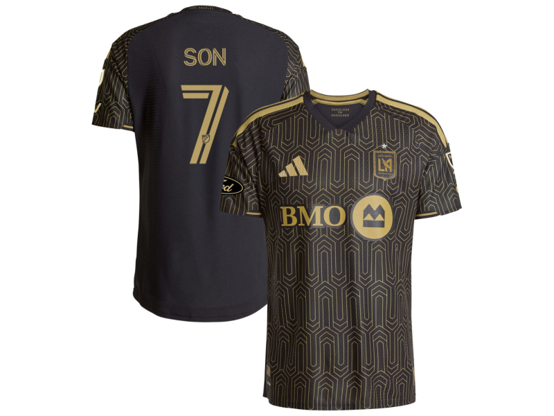 Heung-Min Son LAFC 2026 Primary Edition Player Version Jersey - Black With Patch
