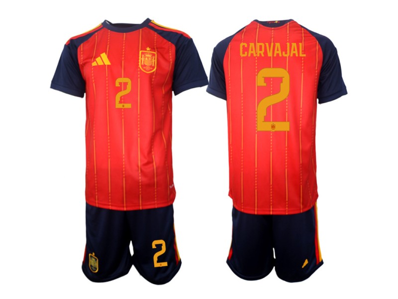 GARVAJAL Spain 2026 World Cup Home Fan Jersey - Red