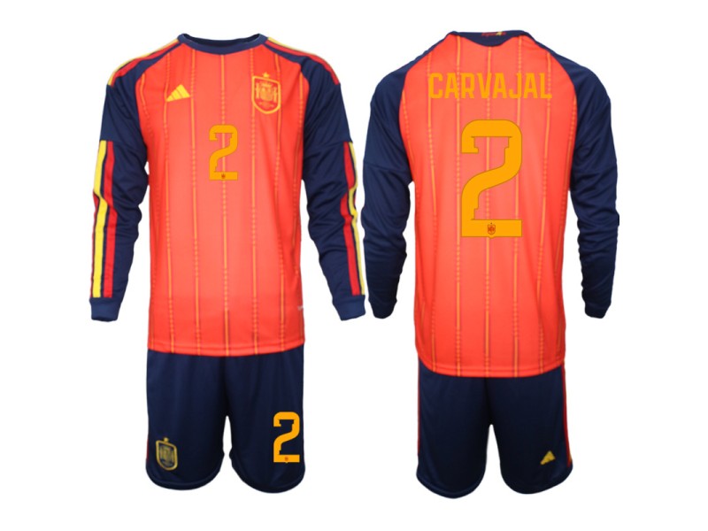 GARVAJAL Spain 2026 World Cup Home Fan Jersey - Red