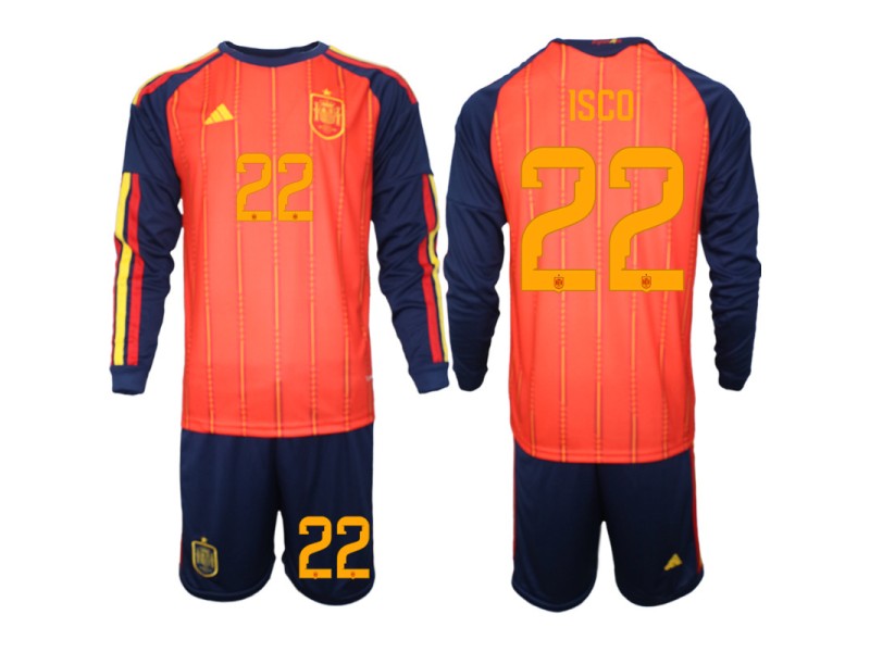 ISCO Spain 2026 World Cup Home Fan Jersey - Red
