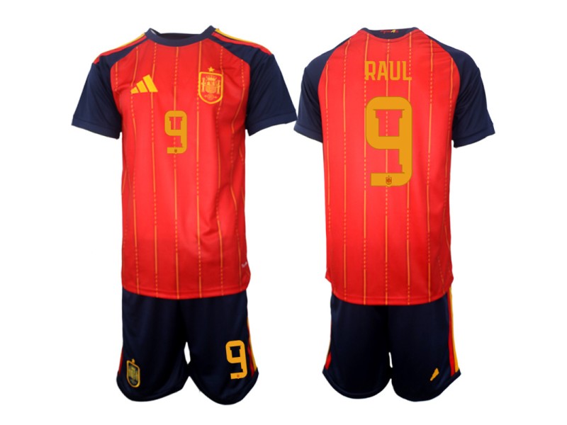 RAUL Spain 2026 World Cup Home Fan Jersey - Red