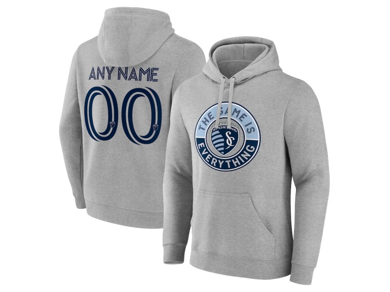 Men's Sporting Kansas City The Game Is Everything Custom Pullover Hoodie - Gray