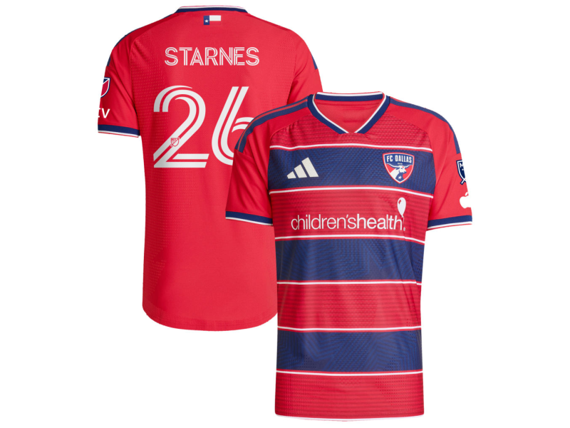 Slade Starnes FC Dallas 2026 DNA Edition Player Version Jersey - Red With Patch