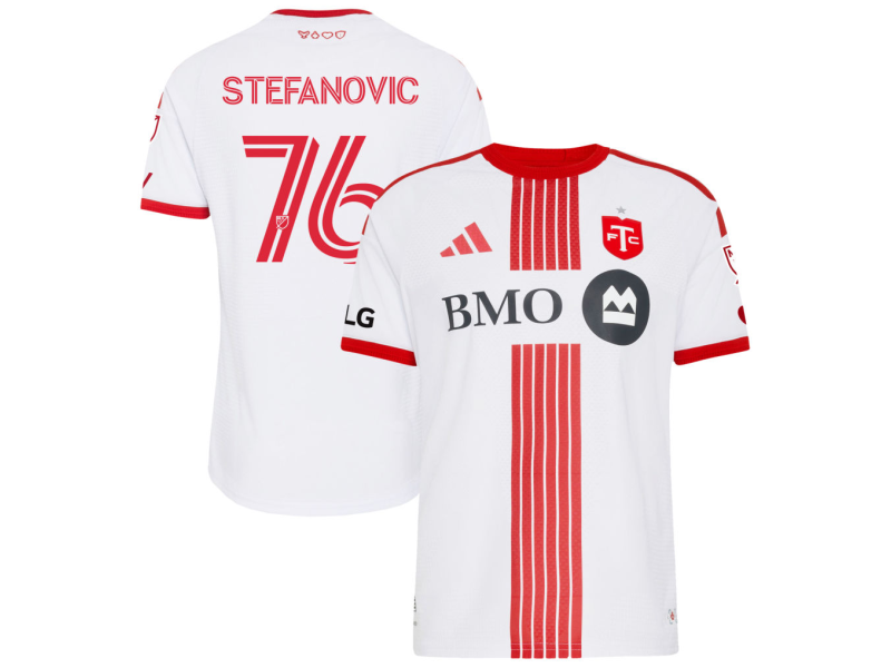 Lazar Stefanovic Toronto FC 2026 Winter Edition Player Version Jersey - White With Patch