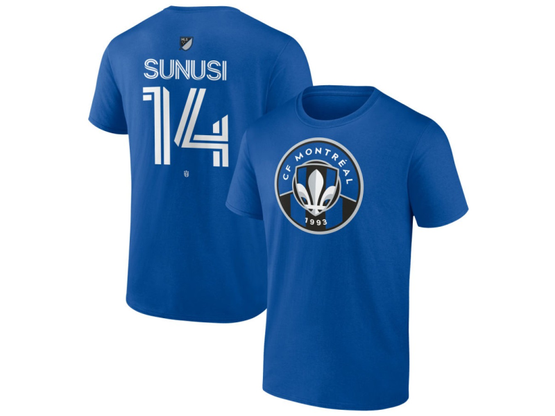 Men's CF Montreal #14 Sunusi Ibrahim Team Authentic T-Shirt - Royal