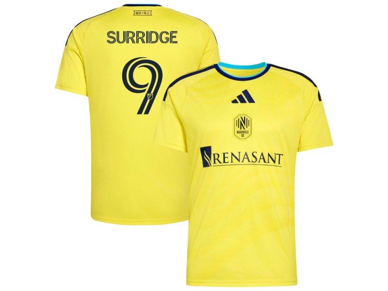 Sam Surridge Nashville SC 2026 The Reverb Edition Fan Version Jersey - Yellow