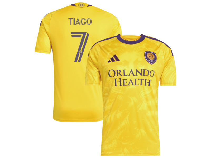 Souza Tiago Orlando City SC 2026 Sunken Treasure Edition Player Version Jersey - Gold With Patch