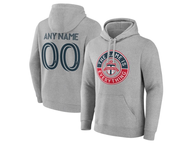 Men's Toronto FC The Game Is Everything Custom Pullover Hoodie - Gray