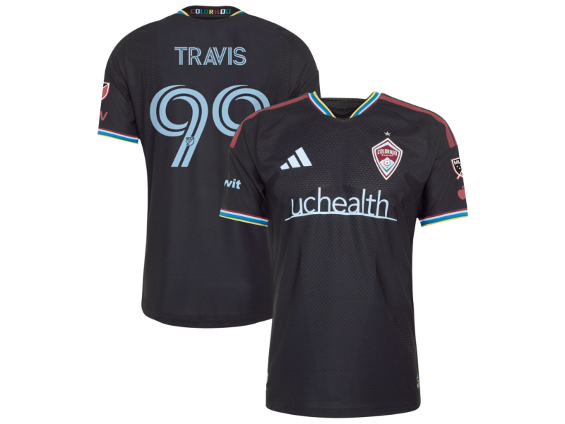 Jackson Travis Colorado Rapids 2026 Colorful Colorado Player Version Jersey - Black With Patch