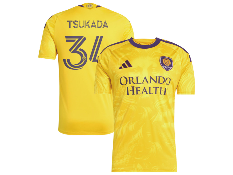 Yutaro Tsukada Orlando City SC 2026 Sunken Treasure Edition Fan Version Jersey - Yellow