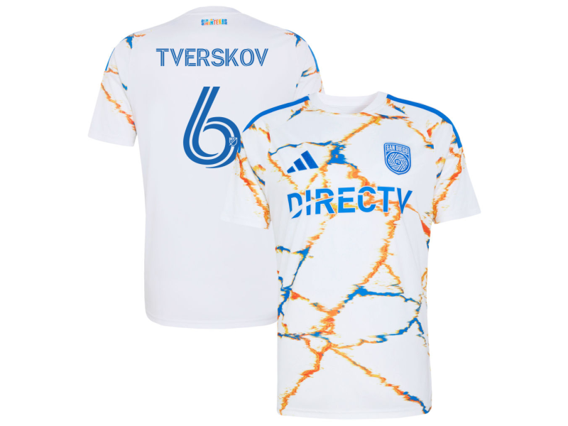 Jeppe Tverskov San Diego FC 2026 Unprecedented Unity Edition Fan Version Jersey - White