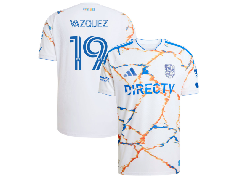 David Vazquez San Diego FC 2026 Unprecedented Unity Edition Player Version Jersey - White With Patch
