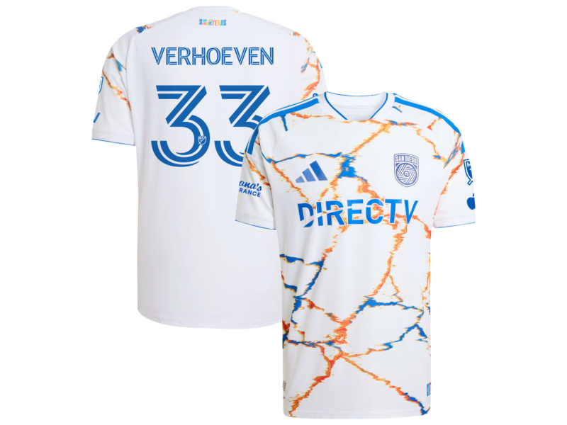 Oscar Verhoeven San Diego FC 2026 Unprecedented Unity Edition Player Version Jersey - White With Patch