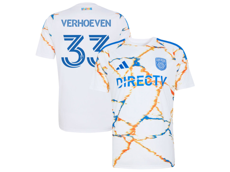 Oscar Verhoeven San Diego FC 2026 Unprecedented Unity Edition Fan Version Jersey - White