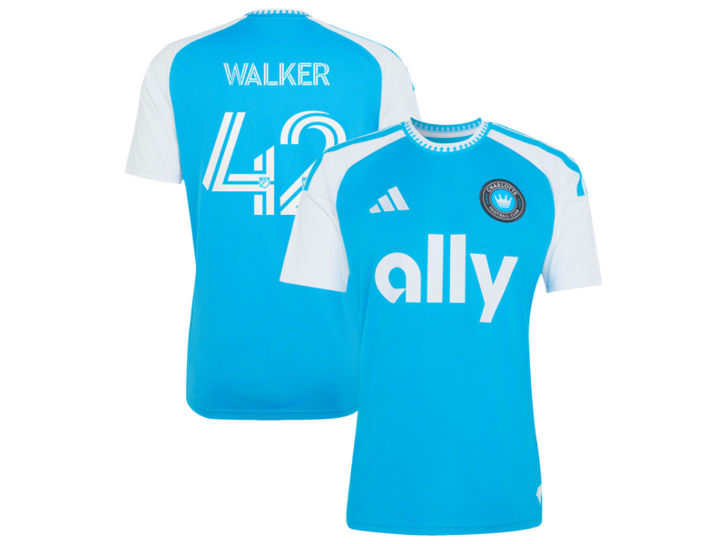 Isaac Walker Charlotte FC 2026 Carolina Kit: Crowns Up Fan Version Jersey - Blue