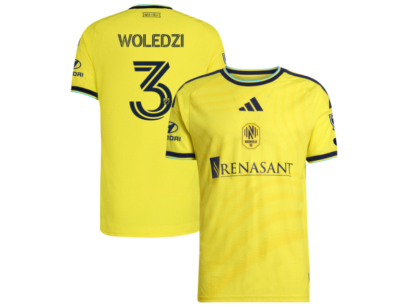 Maxwell Woledzi Nashville SC 2026 The Reverb Edition Player Version Jersey - Yellow With Patch