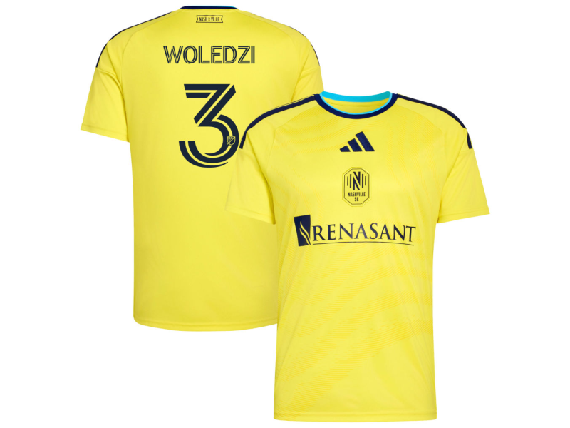 Maxwell Woledzi Nashville SC 2026 The Reverb Edition Fan Version Jersey - Yellow