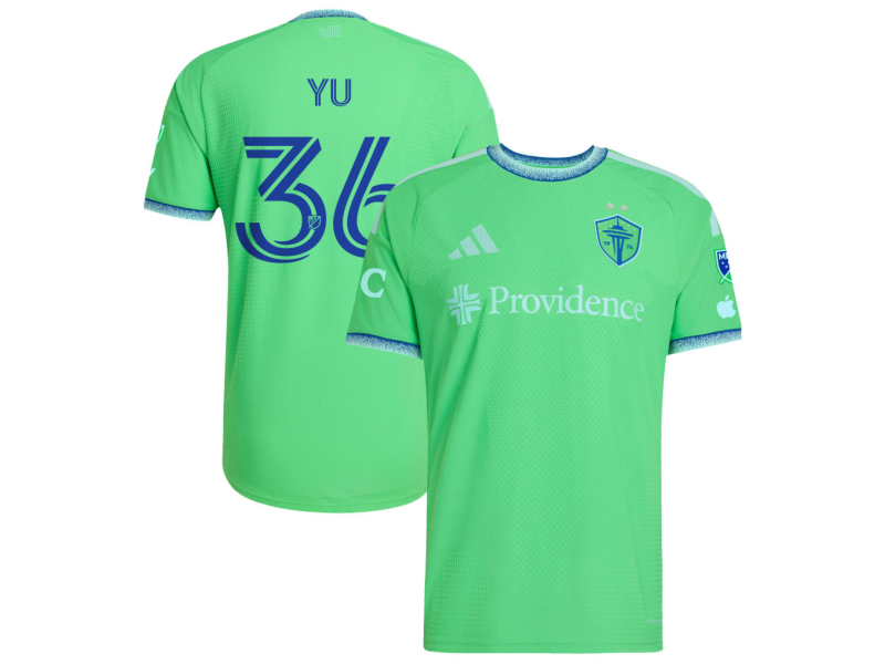 Tsukanome Yu Seattle Sounders FC 2026 The Evergreen State Edition Player Version Jersey - Rave Green With Patch