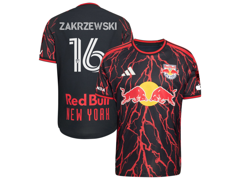 Julian Zakrzewski New York Red Bulls 2026 The Rooted Edition Player Version Jersey - Black With Patch