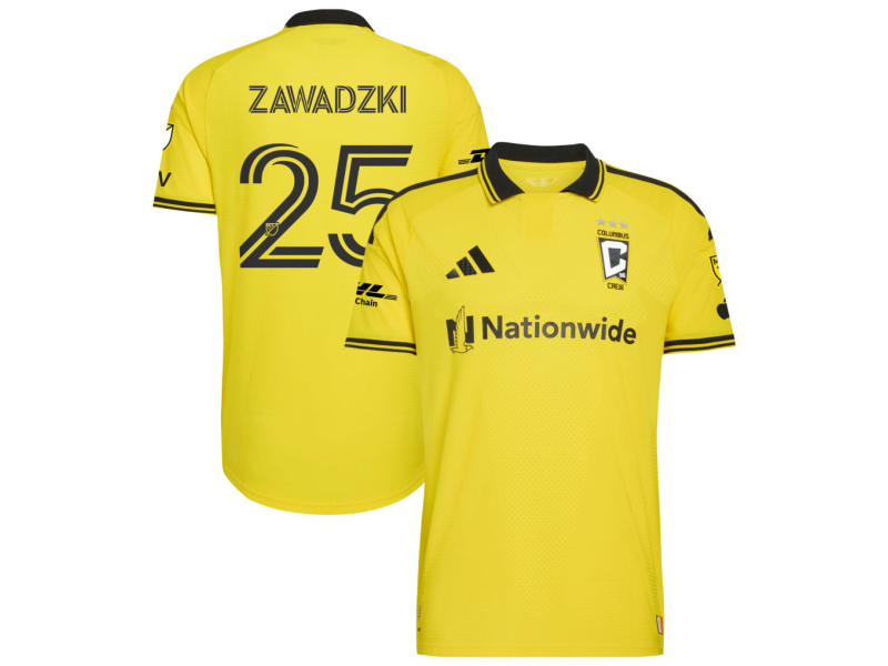 Sean Zawadzki Columbus Crew 2026 The Crafted for Excellence Edition Player Version Jersey - Yellow With Patch